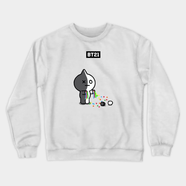 bt21 bts exclusive design 36 Crewneck Sweatshirt by Typography Dose